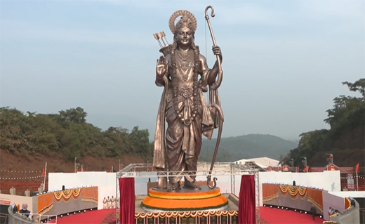 PM Modi-Lord Ram statue